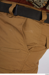 Luis Donovan Contractor A pose belt details of uniform leg…